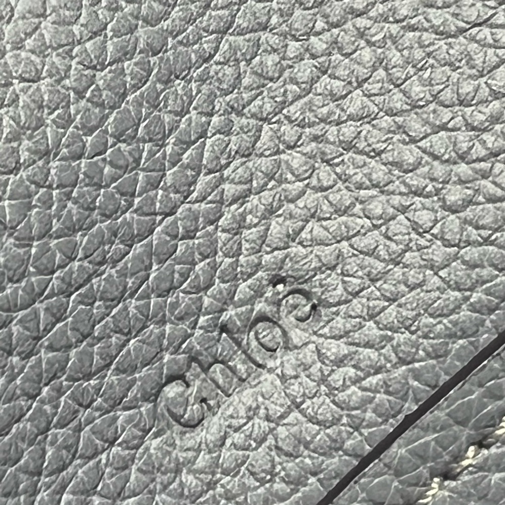 NWOT Chloé Medium Leather Satchel | Cashmere Gray with brass trim- Authentic - Picture 3 of 11